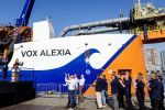 Rotterdam 9 september 2023
Prinses Alexia doopt het schip VOX Alexia in Rotterdam.