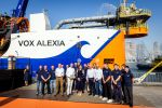 Rotterdam 9 september 2023
Prinses Alexia doopt het schip VOX Alexia in Rotterdam.