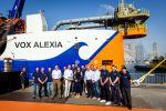 Rotterdam 9 september 2023
Prinses Alexia doopt het schip VOX Alexia in Rotterdam.
