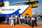 Rotterdam 9 september 2023
Prinses Alexia doopt het schip VOX Alexia in Rotterdam.