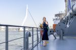 Rotterdam 9 september 2023
Prinses Alexia doopt het schip VOX Alexia in Rotterdam.