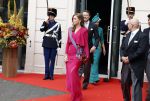 Den Haag 19 september 2023
Prinsjesdag 2023. Aanwezig namens de koninklijke familie , Koning Willem Alexander Koningin Maxima Prinses Amalia Prinses Alexia Prins Constantijn en Prinses laurentien.