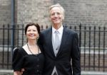 Den Haag 19 september 2023
Prinsjesdag 2023 . Aankomst van de ministers met partners en Staatsecretarissen met partners op het binnenhof. Robbert Dijkgraaf met zijn vrouw
