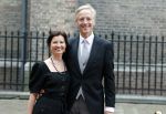 Den Haag 19 september 2023
Prinsjesdag 2023 . Aankomst van de ministers met partners en Staatsecretarissen met partners op het binnenhof. Robbert Dijkgraaf met zijn vrouw