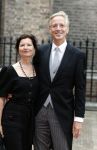 Den Haag 19 september 2023
Prinsjesdag 2023 . Aankomst van de ministers met partners en Staatsecretarissen met partners op het binnenhof. Robbert Dijkgraaf met zijn vrouw