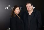 Amsterdam 11 september 2023
Premiere de Vuurlinie in Thuschinski Amsterdam .  Roel Heine met collega