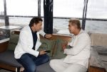 Urk 22 september 2023
Presentatie Teun Fohn ( kapitein) in Urk . Teun Fohn en Matthijs Albers