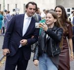Den Haag 19 september 2023
Prinsjesdag 2023 . Thierry Baudet met zijn vrouw Davide Heijmans