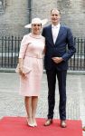 Den Haag 19 september 2023
Prinsjesdag 2023 . Aankomst van de ministers met partners en Staatsecretarissen met partners op het binnenhof. Vivianne Heijnen met man