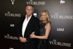 Amsterdam 11 september 2023
Premiere de Vuurlinie in Thuschinski Amsterdam .  Willem de Beukelaar met partner