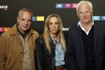 Schiphol 31 september 2024
Winterpresentatie RTL / Videoland in een tent achter Hotel v d Valk bij Schiphol . 
Alex v Keulen  Roos Reedijk en Bob Sikkes