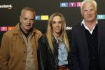 Schiphol 31 september 2024
Winterpresentatie RTL / Videoland in een tent achter Hotel v d Valk bij Schiphol . 
Alex v Keulen  Roos Reedijk en Bob Sikkes
