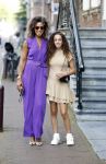 Amsterdam 5 september 2024
Modeshow Cklaes Iversen en POM Amsterdam tijdens de AFW. Amara Onwuka  kwam met haar dochter