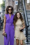 Amsterdam 5 september 2024
Modeshow Cklaes Iversen en POM Amsterdam tijdens de AFW. Amara Onwuka  kwam met haar dochter
