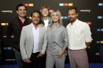 Schiphol 31 september 2024
Winterpresentatie RTL / Videoland in een tent achter Hotel v d Valk bij Schiphol . Aran Bade, Lex Uiting, Bridget Maasland, Rob Goossens en Daan Nieber (v.l.n.r. )