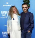 Rotterdam 27 september 2024
Premiere Mamma mia the party in sw Schiecentrale. Bjorn Ulvaeus  met grote fan Claudia