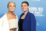 Rotterdam 27 september 2024
Premiere Mamma mia the party in  Schiecentrale. Britt Scholte met een vriendin