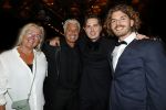 Barneveld 21 september 2024
Premiere Musical 40-45 met in de hoofdrollen Soy Kroon Dorian Bindels  Babette v Veen Sjoerd Pleijsier en Kees Boot . Dorian Bindels met zwangere vriendin Bertrie Wieringa zijn vader en moeder en broer