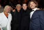 Barneveld 21 september 2024
Premiere Musical 40-45 met in de hoofdrollen Soy Kroon Dorian Bindels  Babette v Veen Sjoerd Pleijsier en Kees Boot . Dorian Bindels met zwangere vriendin Bertrie Wieringa zijn vader en moeder en broer