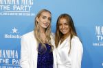 Rotterdam 27 september 2024
Premiere Mamma mia the party in  Schiecentrale.  Jada Borsato kwam met  Channah Jane