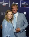 Utrecht 2 september 2024
Voetballer van het jaar verkiezing  van ESPN in de Fabrique in Utrecht. Jean Marie Pfaff kwam met zijn vrouw Carmen Pfaff