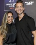 Utrecht 2 september 2024
Voetballer van het jaar verkiezing  van ESPN in de Fabrique in Utrecht. Luuk de Jong met zijn vriendin