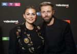 Schiphol 31 september 2024
Winterpresentatie RTL / Videoland in een tent achter Hotel v d Valk bij Schiphol . Roxeanne Hazes kwam met haar partner Erik Swennes
