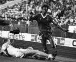 Stuttgart, 25 Mei 1988 PSV-Benfica, eindstand 0-0 Finale EC I ( voorloper van de Champions League ) en winnaar door strafschoppen na verlenging.
Soren Lerby
Foto Peter Smulders BV
