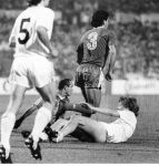 Stuttgart, 25 Mei 1988 PSV-Benfica, eindstand 0-0 Finale EC I ( voorloper van de Champions League ) en winnaar door strafschoppen na verlenging.
Soren Lerby
Foto Peter Smulders BV