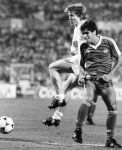 Stuttgart, 25 Mei 1988 PSV-Benfica, eindstand 0-0 Finale EC I ( voorloper van de Champions League ) en winnaar door strafschoppen na verlenging.
Soren Lerby
Foto Peter Smulders BV