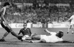 Stuttgart, 25 Mei 1988 PSV-Benfica, eindstand 0-0 Finale EC I ( voorloper van de Champions League ) en winnaar door strafschoppen na verlenging.
Soren Lerby
Foto Peter Smulders BV