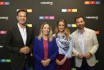 Schiphol 31 september 2024
Winterpresentatie RTL / Videoland in een tent achter Hotel v d Valk bij Schiphol . Sven Sauve Ilse Oppeneer Ellen van den Berghe en Peter van der Vorst