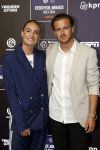 Utrecht 2 september 2024
Voetballer van het jaar verkiezing  van ESPN in de Fabrique in Utrecht. Tessa Wullaert met partner