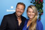 Rotterdam 27 september 2024
Premiere Mamma mia the party in  Schiecentrale. Tim Klijn met zijn vrouw