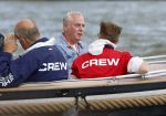 Amsterdam 24 augustus 202
Prins Maurits en Prinses MarilÃ¨ne hebben drie kinderen: Anna (geboren in 2001), Lucas (geboren in 2002), en Felicia (geboren in 2005). Hun volledige achternaam is Van Lippe-Biesterfeld van Vollenhoven . Prins Maurits neemt met zijn gezin de Vlootschouw af tijdens de laatste dag van Sail. Ze varen met de Groene Draeck. Albert Nieboer