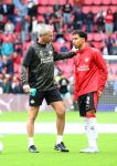 Eindhoven, 21 September 2025
PSV-AJAX, Eindstand 2-2
Kompetitie seizoen 2025-2026
Anass Salah-Eddine met Andre Ooijer