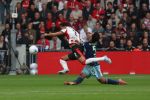 Eindhoven, 21 September 2025
PSV-AJAX, Eindstand 2-2
Kompetitie seizoen 2025-2026
Anass Salah-Eddine met Owen Wijndal