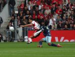Eindhoven, 21 September 2025
PSV-AJAX, Eindstand 2-2
Kompetitie seizoen 2025-2026
Anass Salah-Eddine met Owen Wijndal
