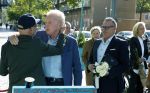 Rotterdam 22 september 2025
Herdenkingsbijeenkomst voor Joke Bruijs in Theater Walhalla . Andre v Duin met partner en Sjoerd Pleijsier
