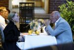 Amsterdam 26 augustus 2025
Connie Witteman en Henk de Vries op terras bij Jondani