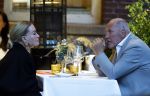 Amsterdam 26 augustus 2025
Connie Witteman en Henk de Vries op terras bij Jondani