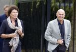 Rotterdam 20 september 2025
Crematie Gerard Cox bij crematorium de Hoeksche Waard. Eddy Treijtel met zijn vrouw