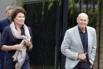 Rotterdam 20 september 2025
Crematie Gerard Cox bij crematorium de Hoeksche Waard. Eddy Treijtel met zijn vrouw