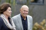 Rotterdam 20 september 2025
Crematie Gerard Cox bij crematorium de Hoeksche Waard. Eddy Treijtel met zijn vrouw
