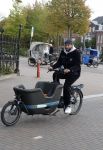 Amsterdam 26 september 2025
Edson da Graca op de bakfiets in Amsterdam.