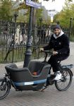 Amsterdam 26 september 2025
Edson da Graca op de bakfiets in Amsterdam.