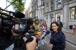 Amsterdam 10 september 2025
Prinses Amalia is uitgenodigd voor een  lunch in de ambtswoning van burgemeester Femke Halsema, waar zij een ontmoeting had met het gemeentebestuur van Amsterdam