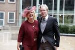Den Haag 16 september 2025
Prinsjesdag 2025 in Den Haag . Foort van Oosten poseert met partner Danielle