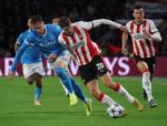 Eindhoven, 21 Oktober 2025
CL Wedstrijd PSV-Napolie, eindstand 6-2
Guus Til met Sam Beukema