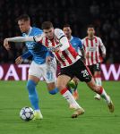 Eindhoven, 21 Oktober 2025
CL Wedstrijd PSV-Napolie, eindstand 6-2
Guus Til met Sam Beukema